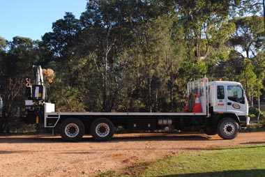 underground power cable earthworks truck